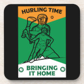 Irish Hurling Sport Bier Onderzetter (Voorkant)