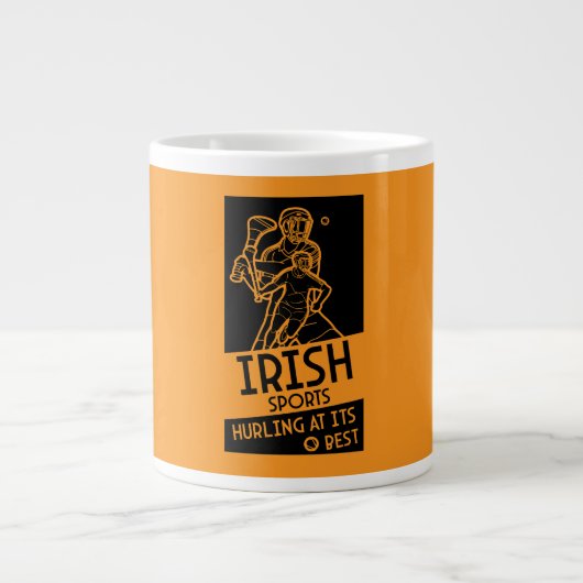 Irish Hurling Sport Grote Koffiekop (Voorkant)