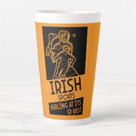 Irish Hurling Sport Latte Mok
