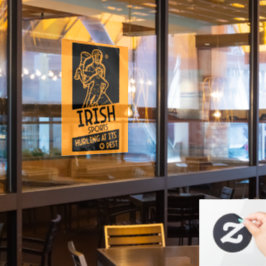 Irish Hurling Sport Raamsticker