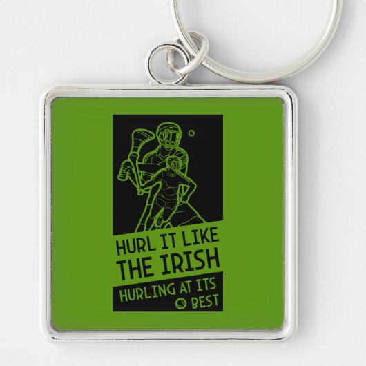 Irish Hurling Sport Sleutelhanger (Voorkant)