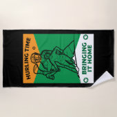 Irish Hurling Sport Strandlaken (Voorkant)