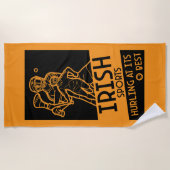 Irish Hurling Sport Strandlaken (Voorkant)