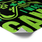 Irish I Gaming Fun St Patricks Day Video Game Poster (Hoek)