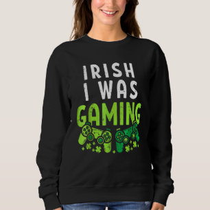 Irish I Gaming Funny St Patrick's Day Gamer Bo Trui
