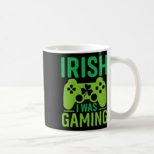 Irish I Gaming Funny St Patricks Day Gamer Boy Koffiemok