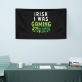 Irish I Gaming Funny St Patricks Day Gamer Boy Spandoek (Beurs)