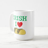 Irish I Love Tacos Koffiemok (Voorkant links)