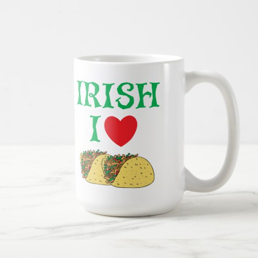 Irish I Love Tacos Koffiemok (Rechts)
