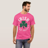 Irish I Was Faster Funny Running St Patrick'S Day T-shirt (Voorkant volledig)