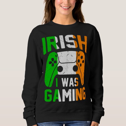 Irish I Was Gaming St Patricks Day Gamer  1 Trui (Voorkant)