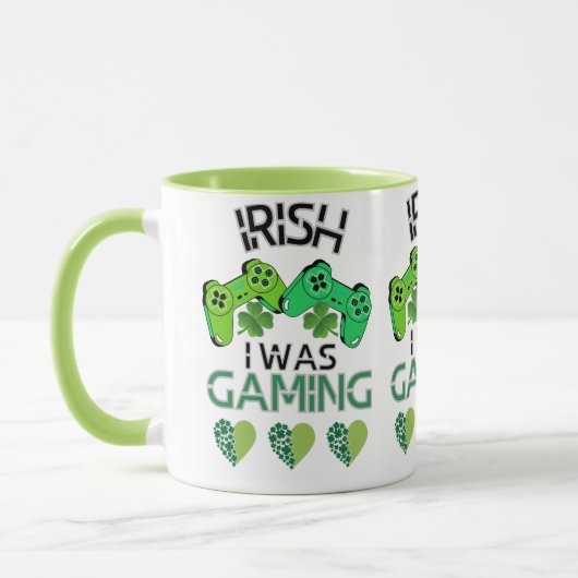 Irish I Was Gaming" St. Patrick's Day Mok (Links)