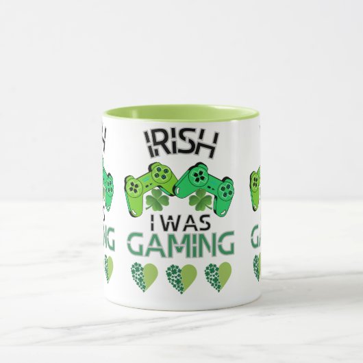 Irish I Was Gaming" St. Patrick's Day Mok (Midden)