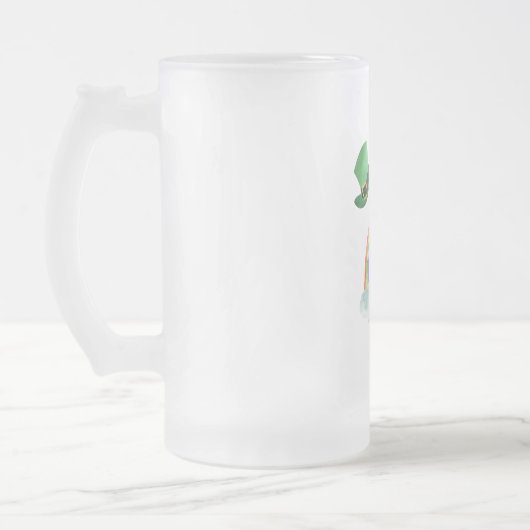 *~* IRISH IERLAND Patriot Rainbow Pot of Gold Matglas Bierpul (Links)