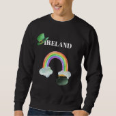 *~* IRISH IERLAND Rainbow Pot of Gold MAN T-Shirt (Voorkant)