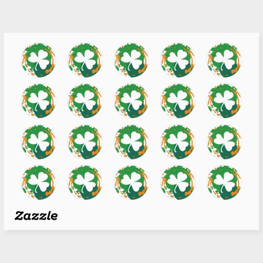 Irish Ink Clover sticker (Vel)