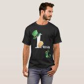 *~* IRISH IRELAND Beer Leprechaun Pet Shoe T-shirt (Voorkant volledig)