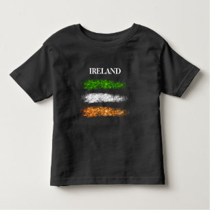 *~* IRISH IRELAND Simple Abstract Toddler Flag  Kinder Shirts