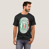 Irish Italian Drinking Team St Patrick's Day T-shirt (Voorkant volledig)