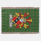 Irish Ivers wapenschild Family Crest Ireland Deken (Voorkant)