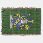 Irish James Coat of Arms Family Crest Ireland Deken (Voorkant)