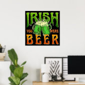 IRISH JE HEBT IERLAND DRINK POSTER (Thuiskantoor)