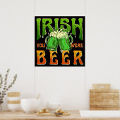 IRISH JE HEBT IERLAND DRINK POSTER (Keuken)