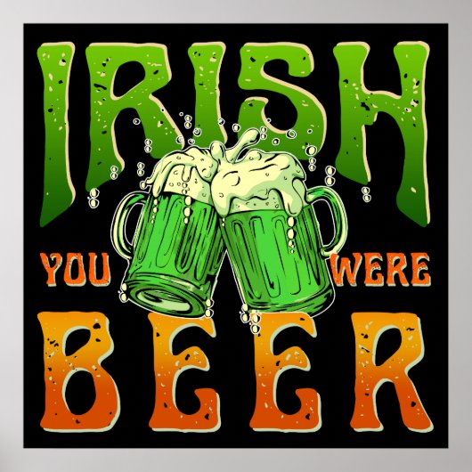 IRISH JE HEBT IERLAND DRINK POSTER (Voorkant)
