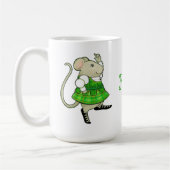 IRISH JIG MOUSE Tall White Mok + Tekst (Links)