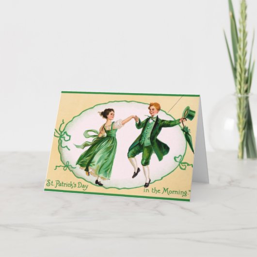 Irish Jig Wenskaart Kaart (Voorkant)