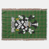 Irish Judge Coat of Arms Family Crest Ireland Deken (Voorkant)