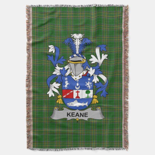 Irish Keane of O_Cahan wapenschild van de familie  Deken (Voorkant Verticaal)