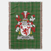 Irish Keogh of McKeogh wapenschild familiewapen Deken (Voorkant Verticaal)