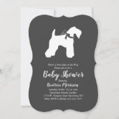 Irish Kerry Blue Te Dog Baby shower Gender Neutral Kaart (Voorkant)