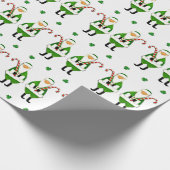 Irish Kerstcadeau Cadeaupapier (Hoek)