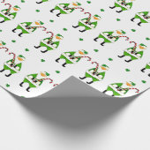 Irish Kerstcadeau Cadeaupapier (Hoek)