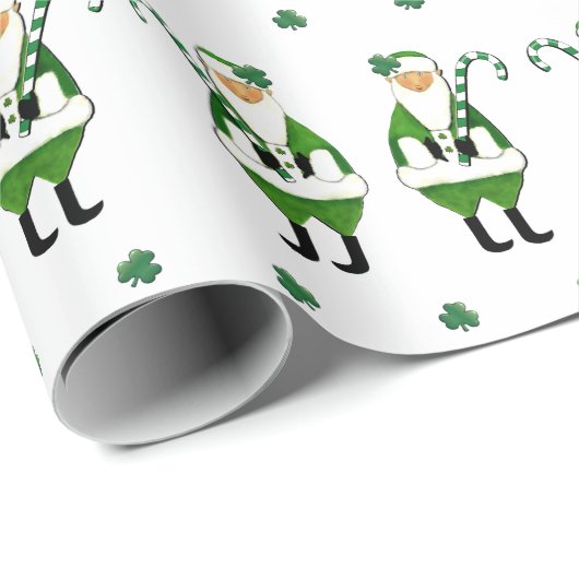 Irish Kerstcadeau Cadeaupapier (Rol Hoek)