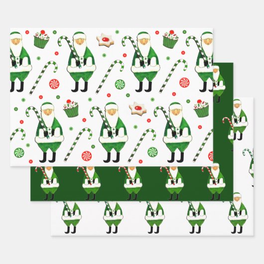 Irish Kerstcadeau Inpakpapier Vel (Set)