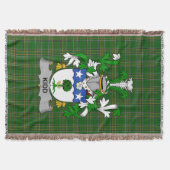 Irish Kidd Coat of Arms Family Crest Ireland Deken (Voorkant)