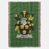 Irish Kielty to O_Quality Wapenschild Familie Cres Deken (Voorkant Verticaal)