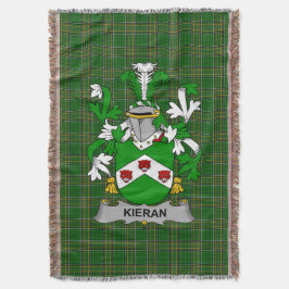 Irish Kieran of O_Kieran Wapen van de familie Cres Deken