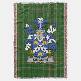 Irish Kingdom Coat of Arms Family Crest Ireland Deken