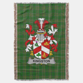 Irish Kingston wapenschild Family Crest Ireland Deken