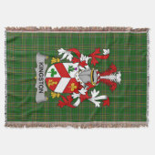 Irish Kingston wapenschild Family Crest Ireland Deken (Voorkant)