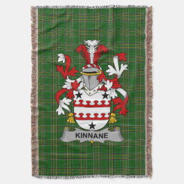 Irish Kinnane of O_Kinane Wapenschild Familiezorg Deken