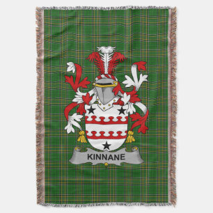 Irish Kinnane of O_Kinane Wapenschild Familiezorg Deken