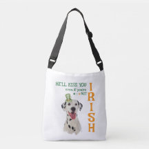 Irish Kiss Dog Crossbody Bag