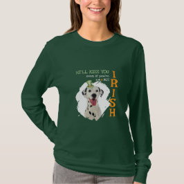 Irish Kiss Hond T-shirt