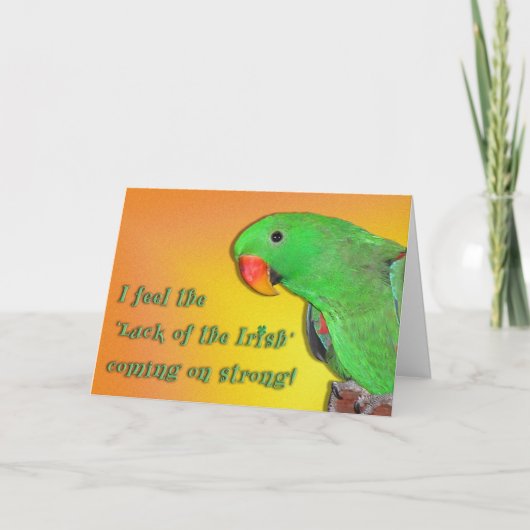 Irish Kiss Kaart (Voorkant)