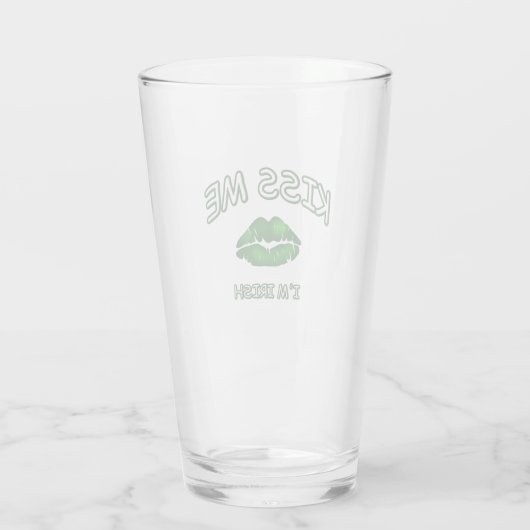 Irish Kiss me Glas (Achterkant)